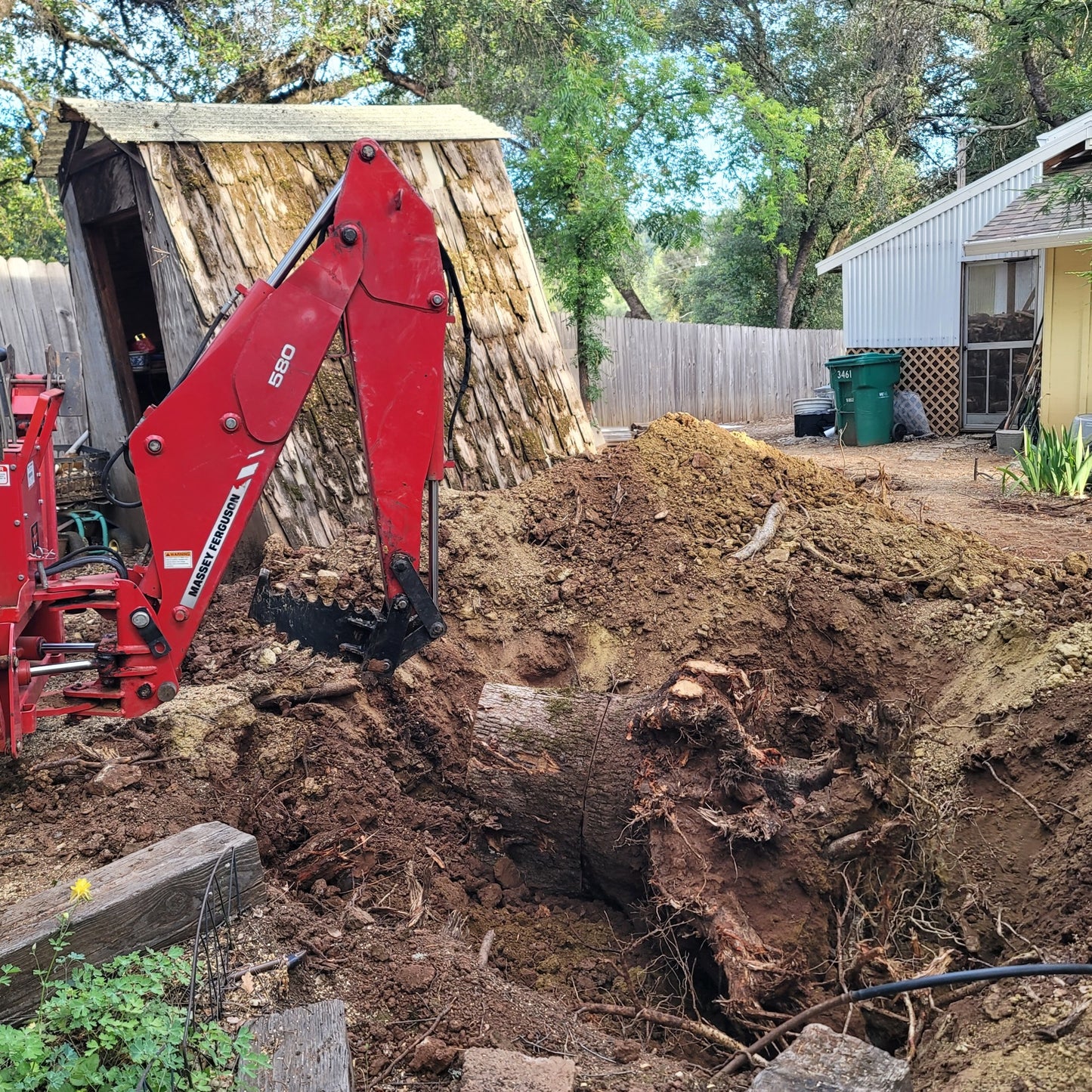 MF Root Ripper for Massey Ferguson backhoes